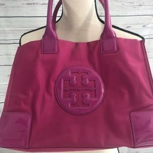Tory Burch Ella Tote Bag Hot Pink Authentic